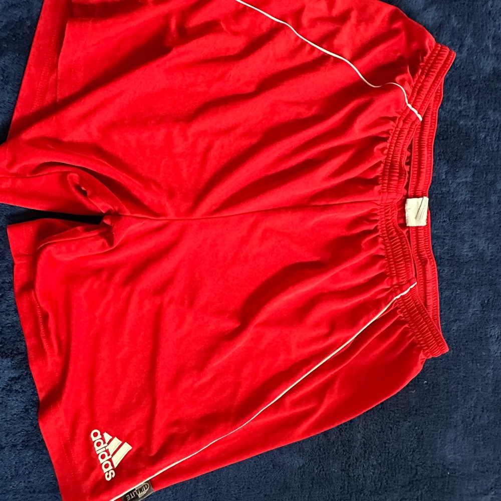 Adidas Red Athletic Shorts